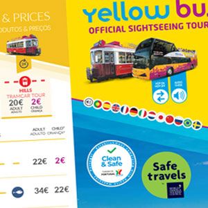 Folhetos Yellow Bus impressos e digitais