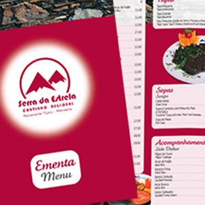 Peças Promocionais para Restaurante Serra da Estrela
